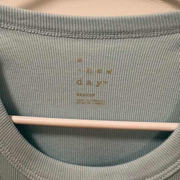 a new day Light Blue Tank Top with Fish Design - Picture 4 of 6